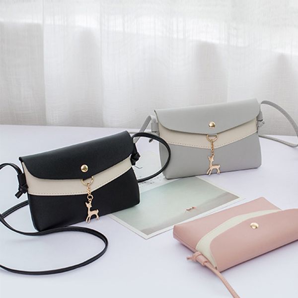 

multipurpose handbags messenger bags women shoulder bag fawn pendant messenger satchel tote crossbody bag phone bolsos mujer