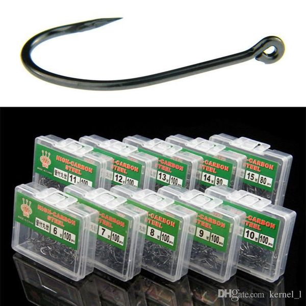 

970pcs 10box 6-15# maruseigo hook high carbon steel with hole barbed hooks fishing hooks fishhooks carp fishing pesca accessories