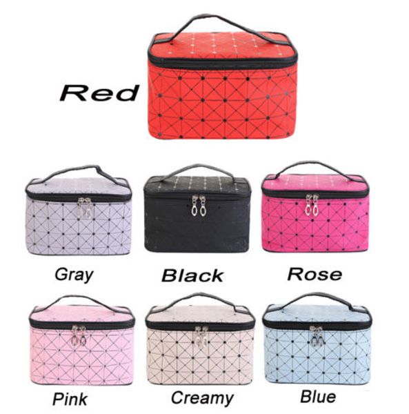 

professional large make up bag vanity case cosmetic tech storage beauty box