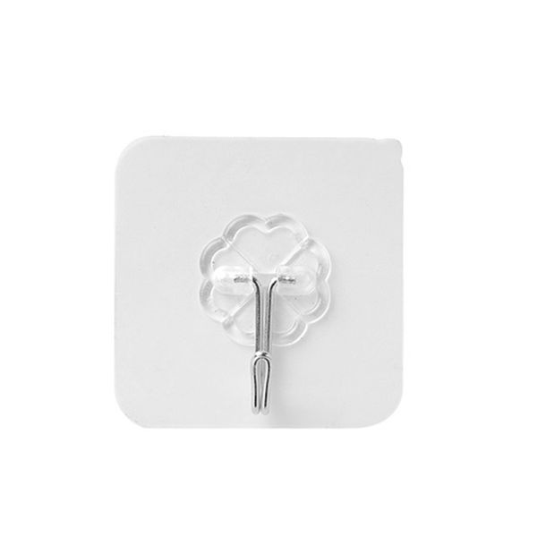 

hooks & rails 20pcs hook strong transparent suction wall sucker hanger waterproof adhesive heavy load rack stainless steel