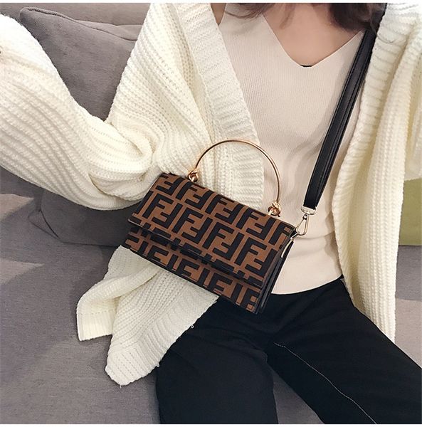 

Женщины F Letters PU сумки дама Переносной одно плеча сумки Модной Сумка Lady Zipper Tote Кошелек Кошелек Путешествие хранение сумка C483