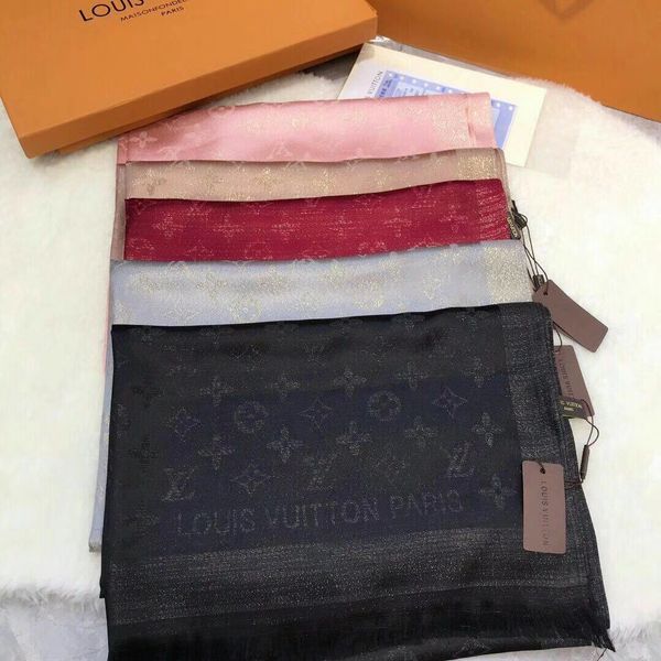 

2019 шарф из золота и серебра с шарфом в виде буквы Шарф для женщин 2017 Шарф из шерсти