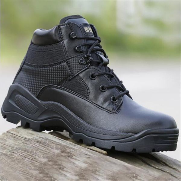 

men delta army tactical boots leather low-zip waterproof combat boots black outdoor hiking shoes sneaker for men climbing shoes