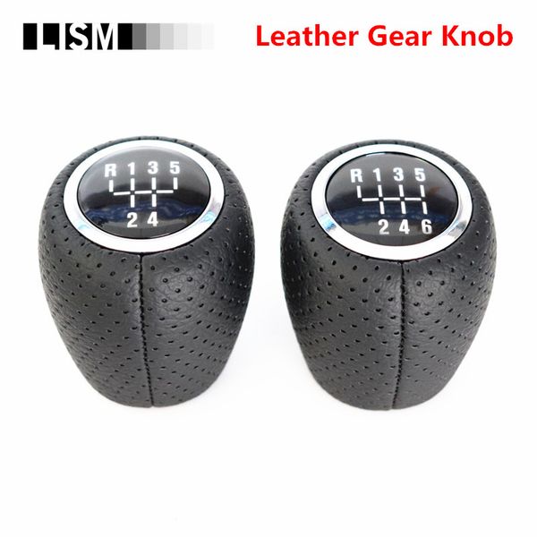 

punching hole leather 56 speed mt gear shift knob for chevy cruze 2008-12 car gearshift shifter headball pen gearknob