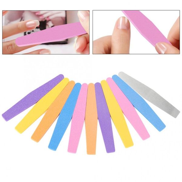 

10pcs professional sponge nail polishing file manicure pedicure tool set nail art tool pedicure file