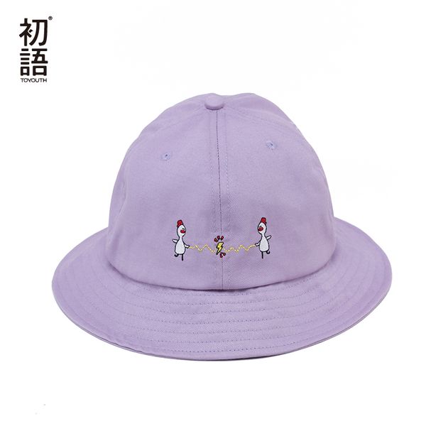 

toyouth women bucket hat harajuku embroidery winter hats korean fashion fisherman hat fishing cotton sunhats 2019 accessories, Blue;gray