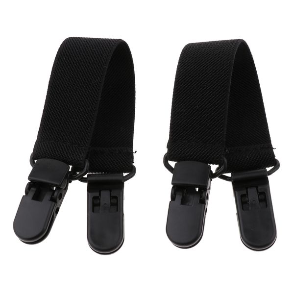 

strap with strong grip clip for pants, jeans, sheets, Black