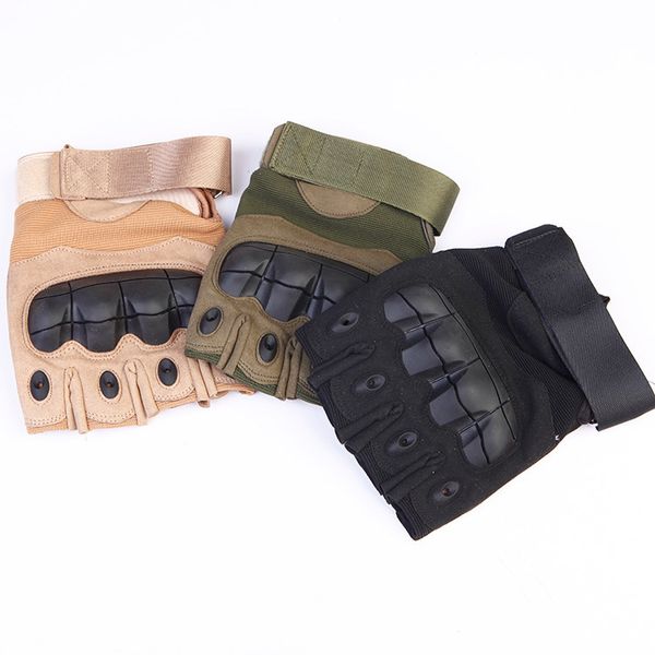 Fashion-CS Handschuhe Half Finger Tactical Gloves Herren Navy Seals SWAT Special Forces Kampf gegen Paintball Combat