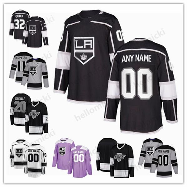 

custom peter budaj carl hagelin 11 anze kopitar jersey men women youth kid winter classic los angeles kings any name any number, Black;red