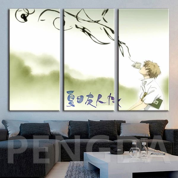 

wall artwork poster modern anime home decor natsume's book of friends modular picture canvas prints painting frame for kids room