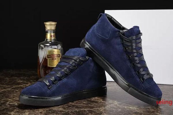 

fashion designer high mans shoes flat shining mixed colors lace up casual shoe man comfortable sneaker paris