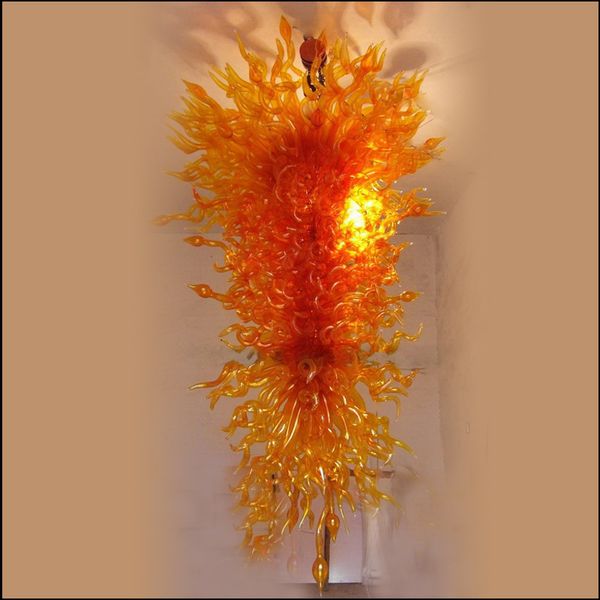 

customer made chihuly style hand blown murano glass chandelier lamps ac led showroom lobby colorful glass lamp
