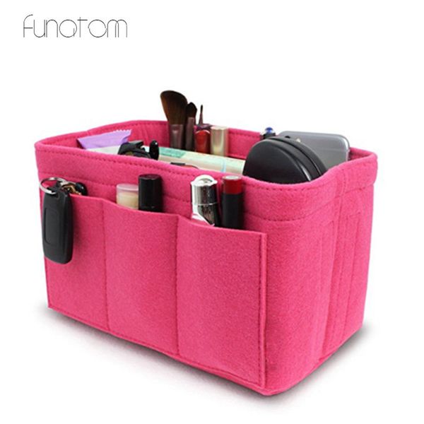 

girls toiletry handbags ladies travel organizer women felt cloth insert bags female make up cases multifunctional cosmetic bags