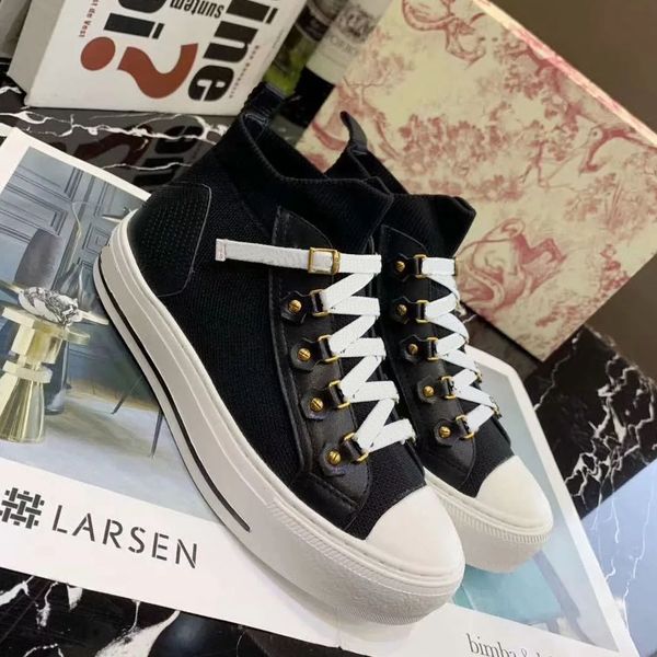

women shoes leather espadrilles sneaker fashion canvas flat shoes platform chaussures women trainers bag05 012, Black