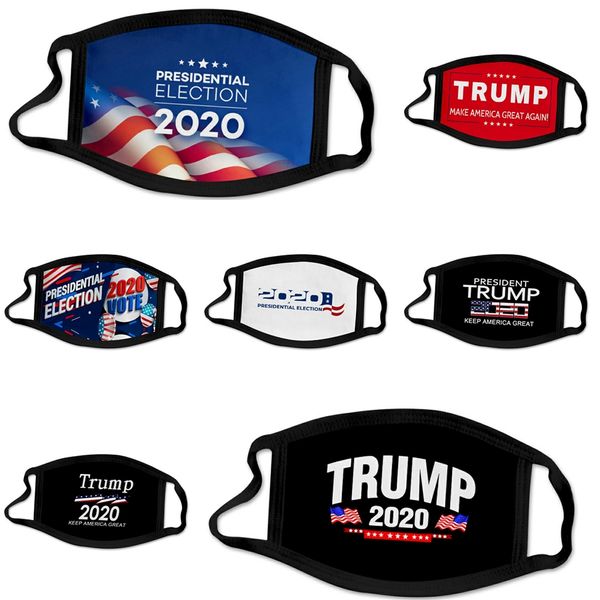 

professional mask makingfast transport in stockmultiple choices designer trump face mask adults and kids reusable with filter anti-spla #23, Black