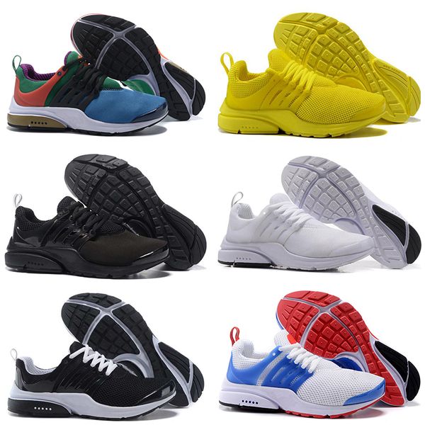 

presto 5 br qs breathe triple black white yellow mens shoes sneakers women running shoes for men sports shoe mens designer shoes