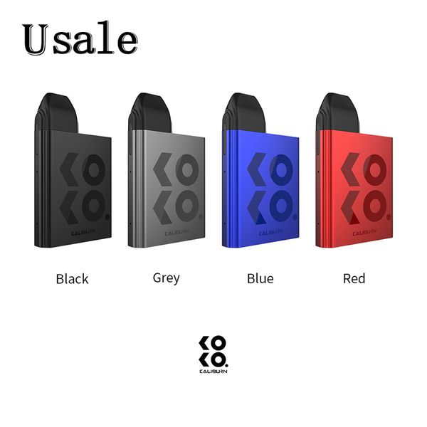 

Uwell Caliburn Koko Pod System Kit with 520mAh Built-in Battery 11W 2ml Top-Fill Cartridge 1.2ohm Coil Plug-Pull Pods Design 100% Original