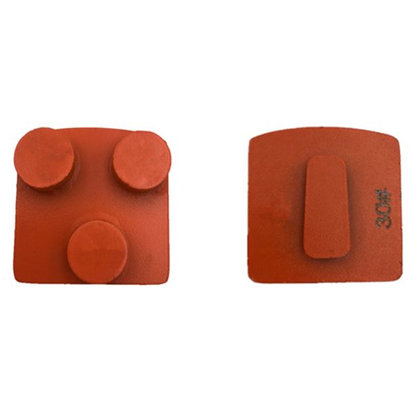 

redi lock diamond grinding plate three round segments concrete floor grindng block for aztec scanmaskin diamatic sase floor renovation 12pcs