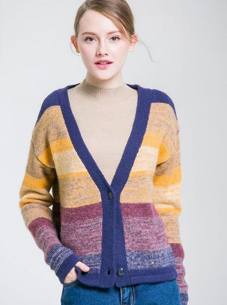 

2020 early spring new woman cloth female cardigan seven-color single-breasted cardigan sweater coat f942, White