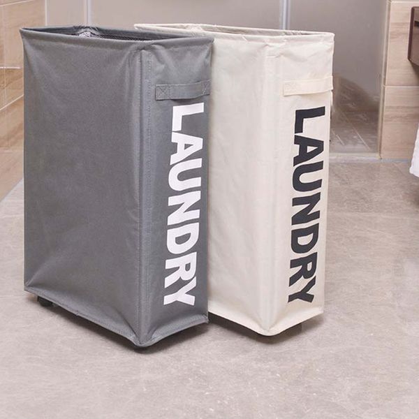 

foldable waterproof dirty laundry basket with caster wheels portable dirty clothes organizer storage basket high capacity laundry hamper