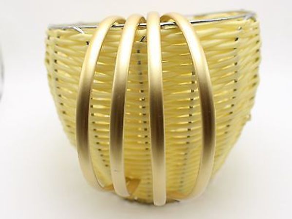 

10 golden color plastic smooth headband hair band 8mm with teeth, Golden;white