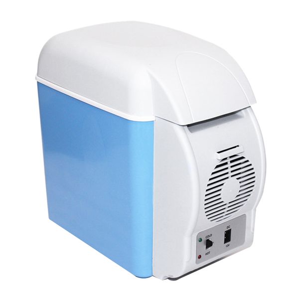 

7.5l car refrigerator car portable and cold dual-use mini refrigerator heating and cooling box with cup holder