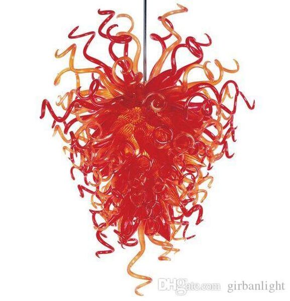 

ceiling mounted glass chandelier light modern art deco hand blown murano glass led pendant lamps for home decor