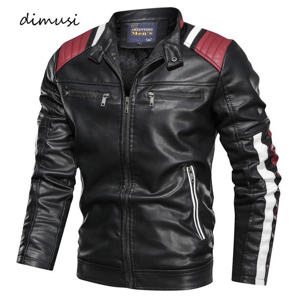 

pevsn winter mens кожезаменитель куртка вскользь mens руна теплого мотоцикла pu куртка байкер кожа ветровка пальто одежда, Black;brown