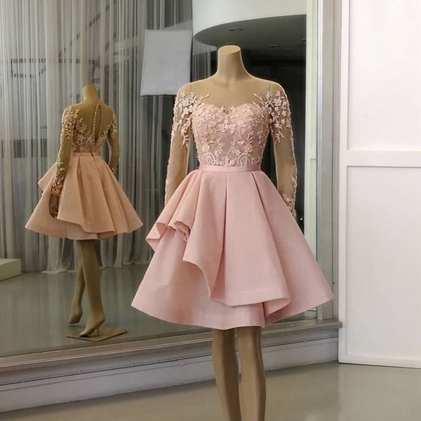 

2021 vestidos de fiesta de noche short prom arabic evening dresses, Black