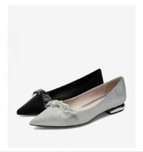 

summer autumn toe flat heel bow tie shoes women fashion female flat shoes loafers sweet casual lady, Black