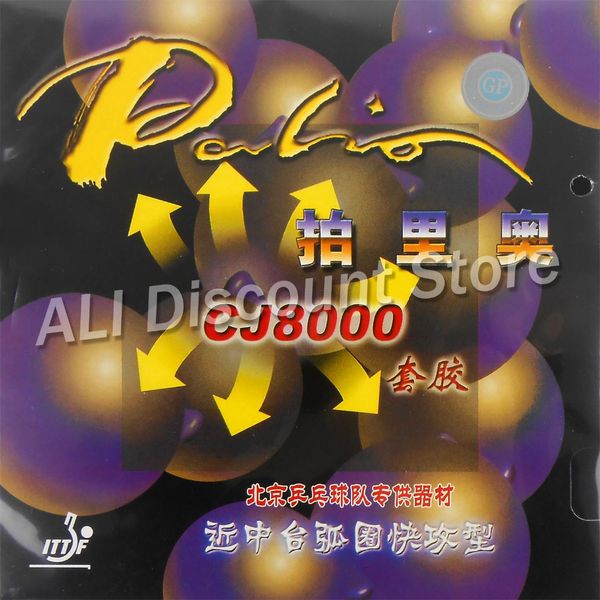 

2x palio cj8000 pips-in table tennis (pingpong) rubber with sponge (38-41degrees