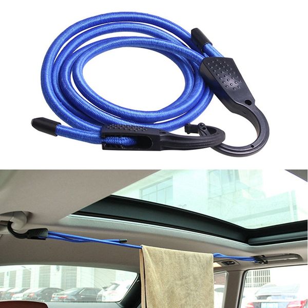 

universal car adjustable elastic luggage fixing rope cord strap stretch plastic hook car luggage tent boat motorcycle rope tie
