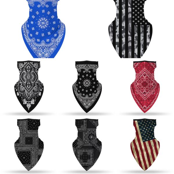 

f7dzf новый 3d шарф шеи череп велосипед рыбалка спорт банданы щит маска для лица повязка бандана головные уборы кольцо шарф велосипед балакл, Black