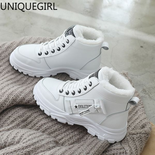 

winter boots women shoes 2019 warm fur plush sneakers women snow boots winter shoes woman botas mujer ankle, Black
