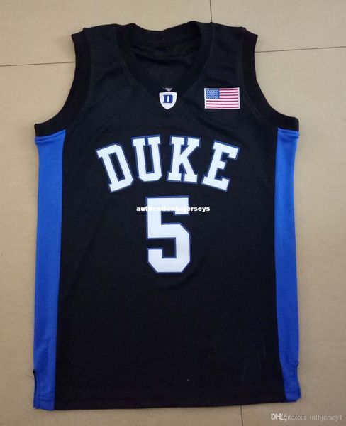 

custom #5 luke kennard duke blue devils jerseys new blue,white black stitched,men's college basketball jersey cheap, Black;blue