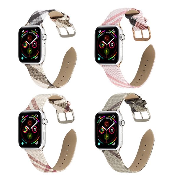 Cinta de loop de couro genuíno para a banda de relógio da Apple 42mm 44mm 38mm 40mm para iwatch 3/2/1 pulseira de substituição de Correa