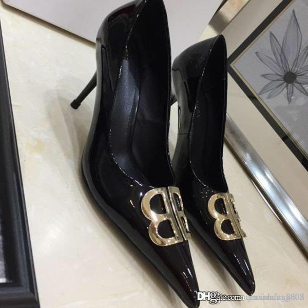 

Новая мода женщин на высоких каблуках дизайнер роскошные кожаные производства 8.5