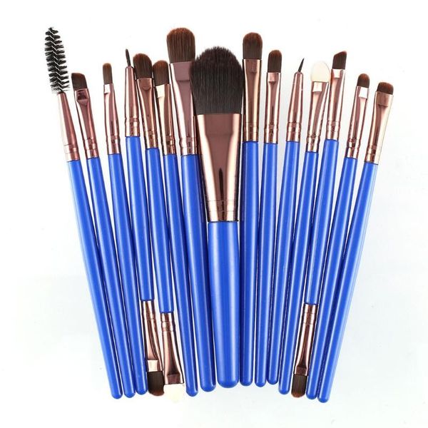 

15pcs/set makeup brushes sets kit eyelash lip foundation eye shadow brow eyeliner cosmetic make up brush beauty tool