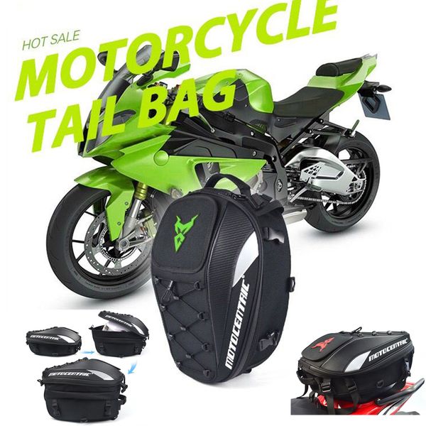 

2018 brand new waterproof motorcycle tail bag multifunction motorcycle rear seat bag high capacity rider backpack