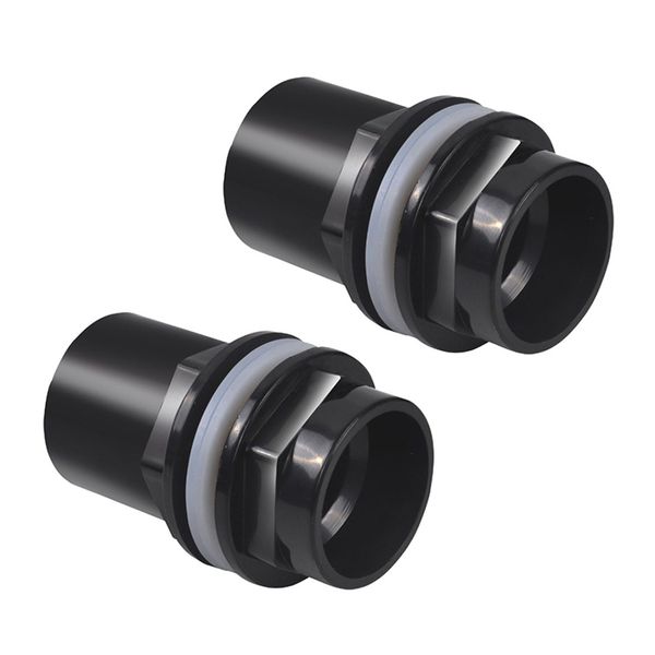 

2x fish tank pipe joint aquarium pipe connector coupler adapter 32mm dia