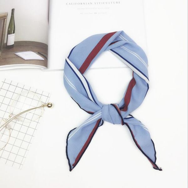 

1 pc kerchief fashion muffler parent-child headdress kerchief silk hair tie band women bandana gift neck triangle scarf bling