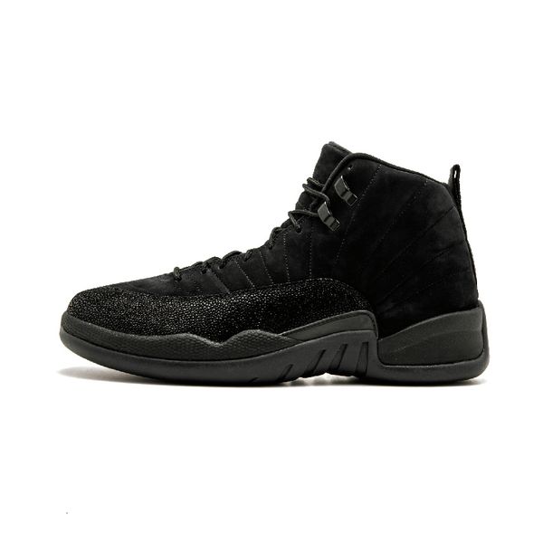 

cny 12s athletic basketball xii black nylon gym red winterized wntr bulls white dark grey playoffs designer shoe sports sneaker cct10