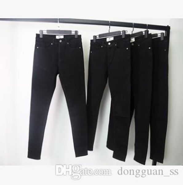 

new style men's distressed destroyed pants white ripped patches black skinny biker jeans slim trousers dongguan_ss in stock, Blue