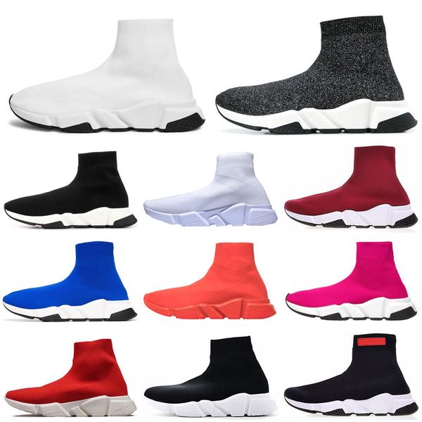 

fashion socks speed trainer mens shoes black red outdoor shoe triple white womens socks boots sneaker speed runner