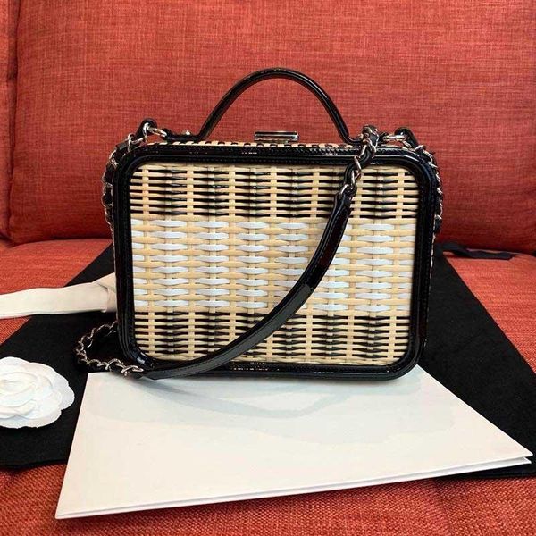 

designer crossbody bag luxury clutch handbag brand bag for women rattan weave box ladies purse designer shoulder bag key pouch women bags