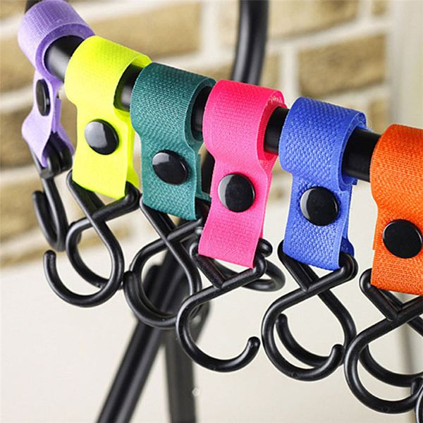 

2pcs/ baby hanger baby bag stroller hooks pram rotate 360 degree cart hook accessories ing