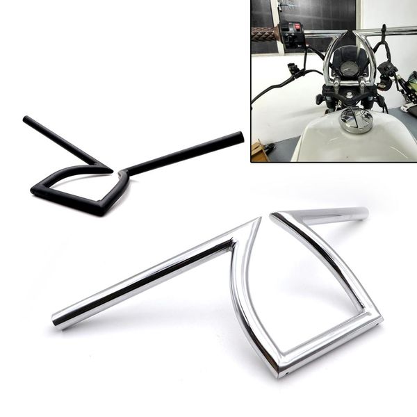 

zorbyz 22mm universal motorcycle z drag handlebar black/chrome bar for