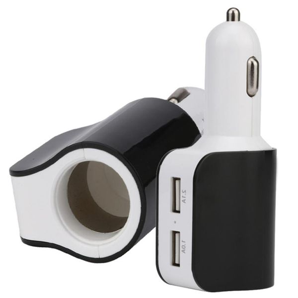 

3.1a 2 usb one way автомобилей прикуривателя разветвитель зарядное устройство адаптер питания падение shipping6.22 / 35%