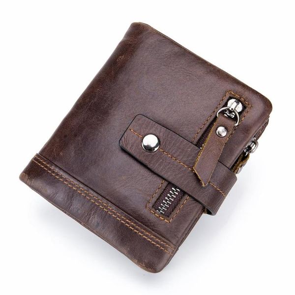 Titulaire Trifold D'affaires La Clutch Poche Capitaine Bifold Cuir De Pièce Hommes Portefeuille Marque Mode Acheter Taureau En ebWYEDH29I