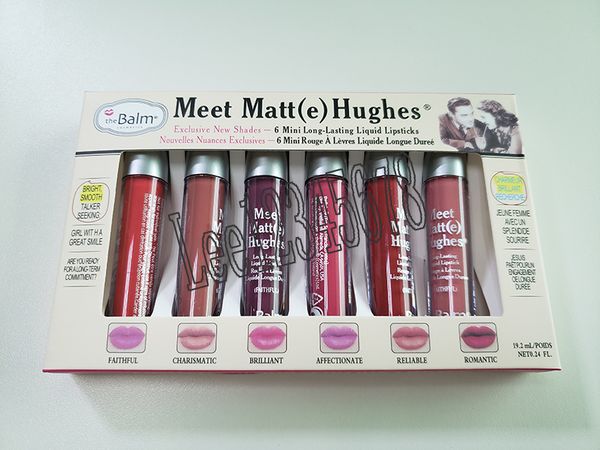 

Косметический матовый блеск для губ Meet Matt (e) Мини-набор Hughes Жидкая губная помада д
